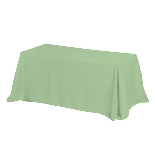 Economy 8 Ft Table Covers-Blank Celadon