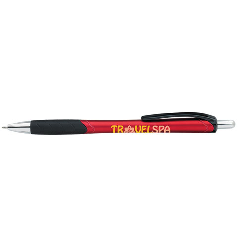 Metallic Slim Custom Pen Red