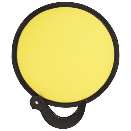 Foldable Nylon Fan Yellow
