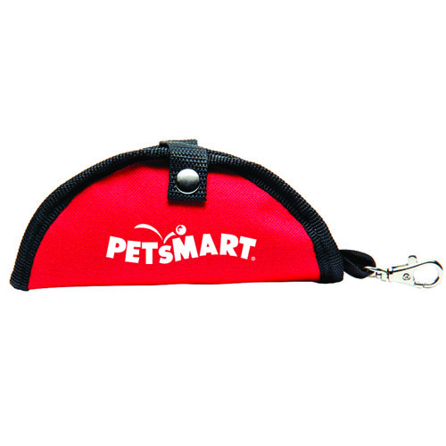 Imprinted Collapsible Pet Bowl Red