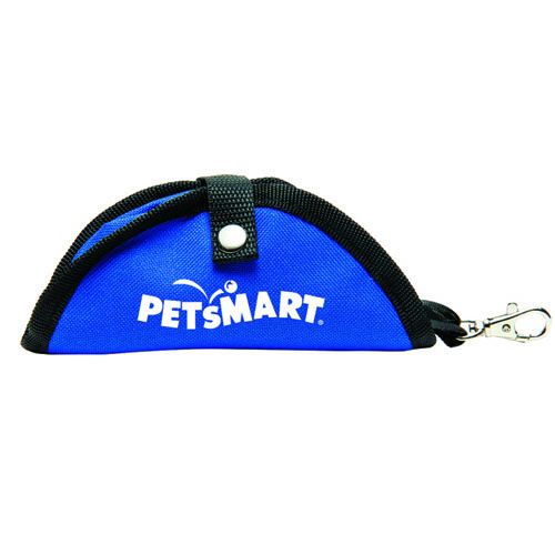 Imprinted Collapsible Pet Bowl Blue