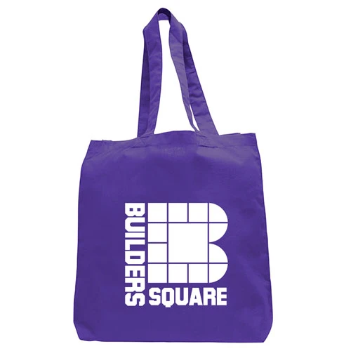 Economical Tote with Gusset Purple