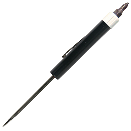 Standard Blade Screwdriver - Hex-Bit Top Black