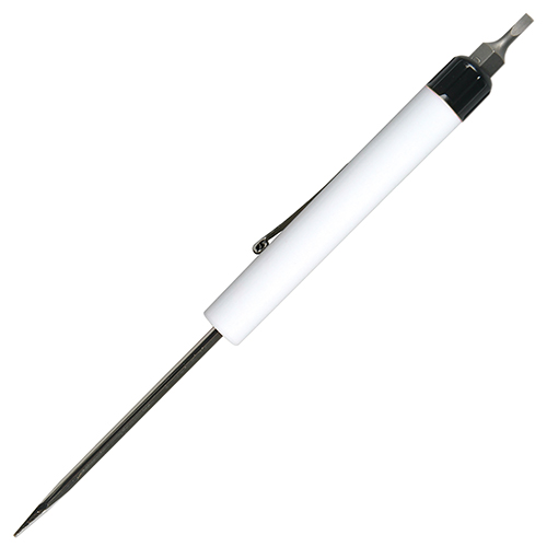 Standard Blade Screwdriver - Hex-Bit Top White