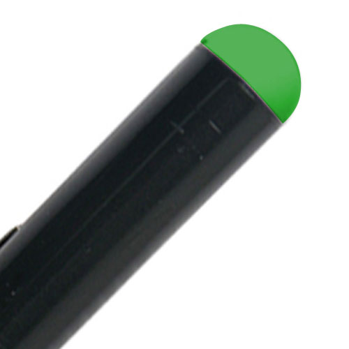 Standard Blade Screwdriver with Button Top Green