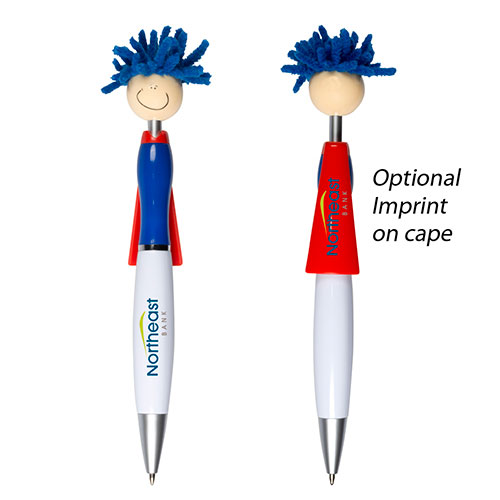 Mop Toppers® Superhero Pen Blue With White