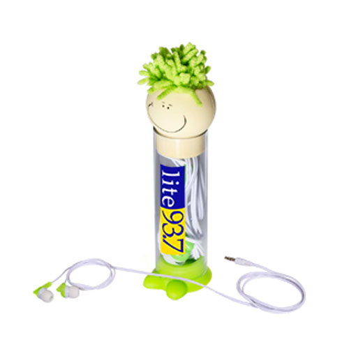 MopTopper® Earbud with Stand Lime Green