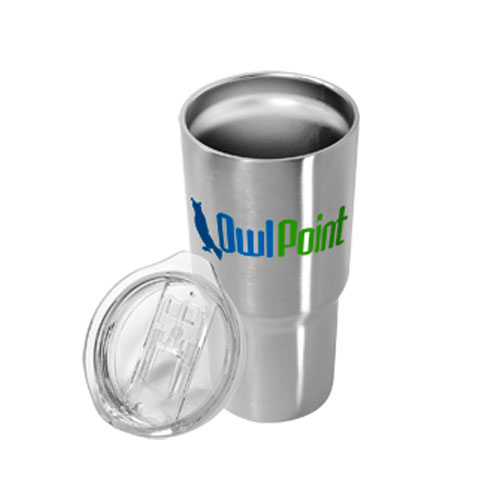 Double Wall Tumbler with Vacuum Sealer -20 oz. Silver