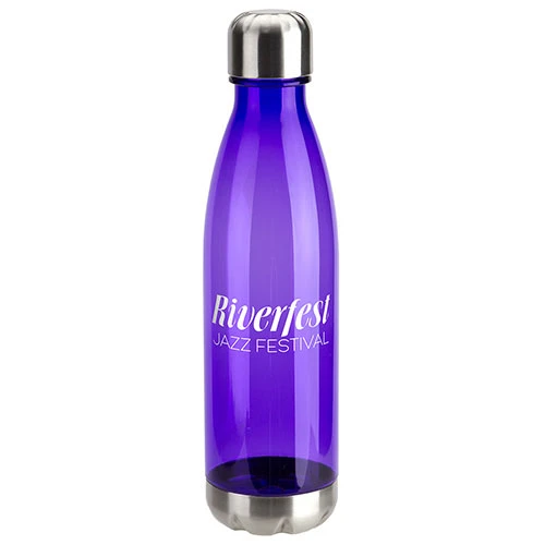 Bayside 25 oz. Tritan Bottle with Stainless Base and Cap Purple