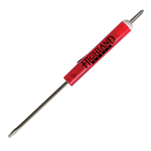 Fixed #0-1 Screwdriver-#0 Phillips Top Translucent Red