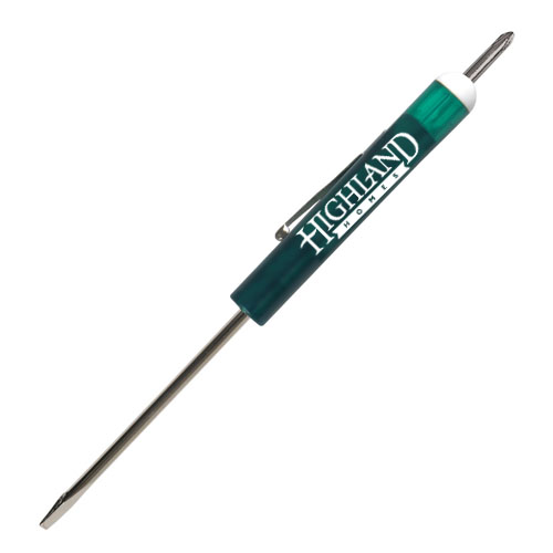 Fixed #0-1 Screwdriver-#0 Phillips Top Translucent Green