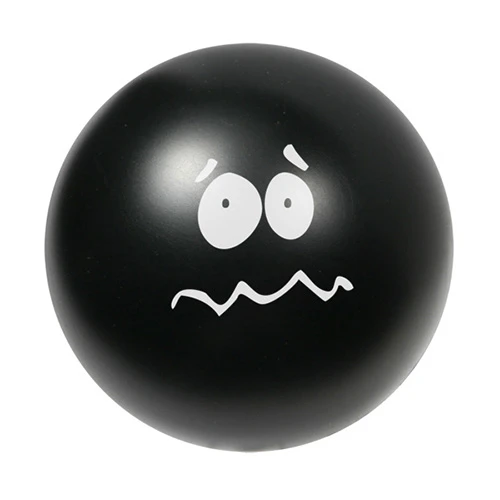 Emoticon Stress Balls Black- Stock Face SA-34