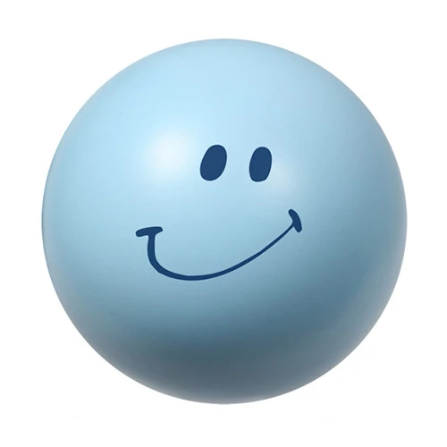 Emoticon Stress Balls Pastel Blue-Stock Face SA-9