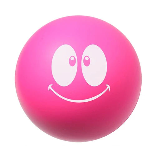 Emoticon Stress Balls Pink-Stock Face SA-36