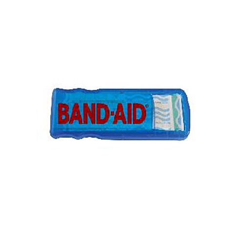 Bandage Dispenser Translucent Blue
