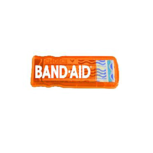 Bandage Dispenser Translucent Orange