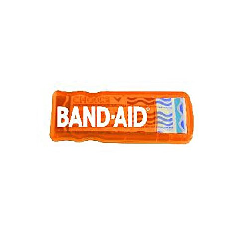 Bandage Dispenser Translucent Orange