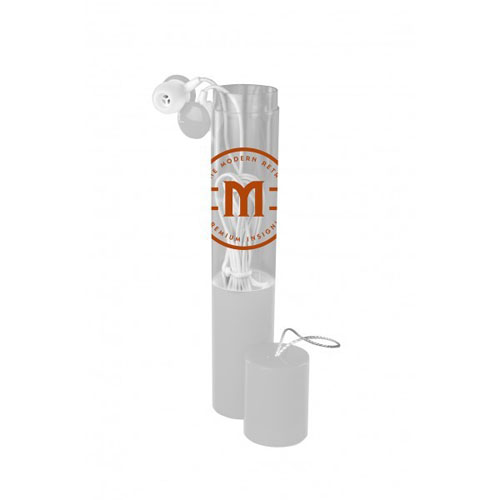 Earbuds in a Tube