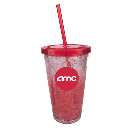 Crackle Tumbler  Red