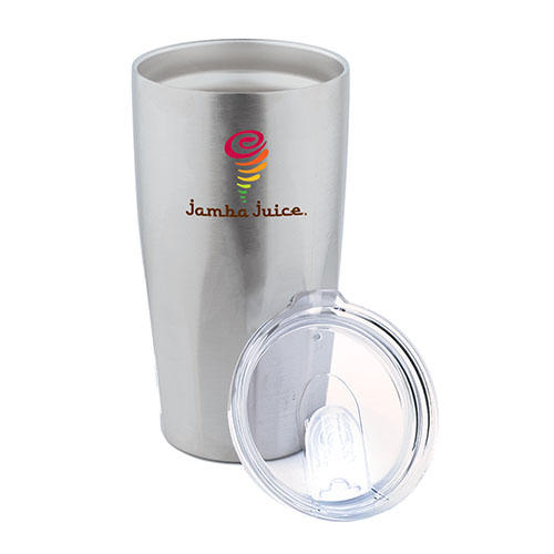 Zeus Stainless Tumbler - 20oz Brushed Stainless