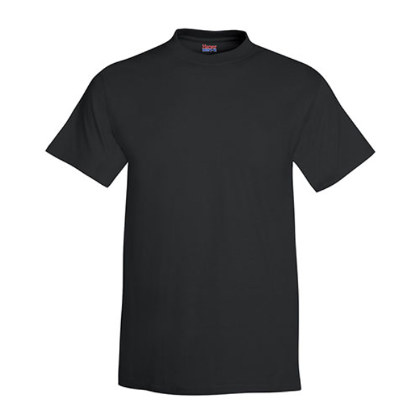 Hanes Beefy-T® Adult Shirt Sleeve T-Shirt - Colors Black