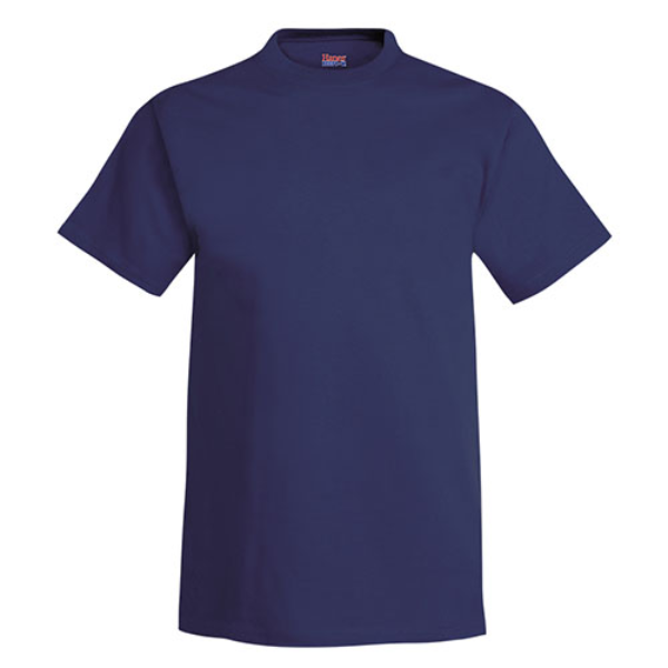 Hanes Beefy-T® Adult Shirt Sleeve T-Shirt - Colors Navy