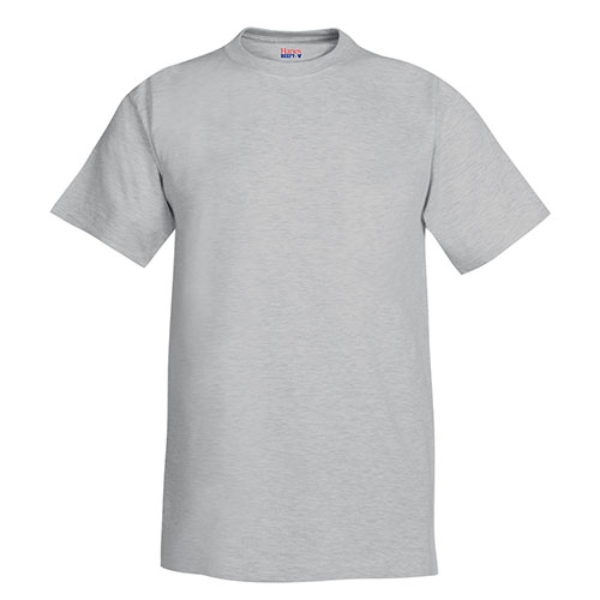 Hanes Beefy-T® Adult Shirt Sleeve T-Shirt - Colors Grey