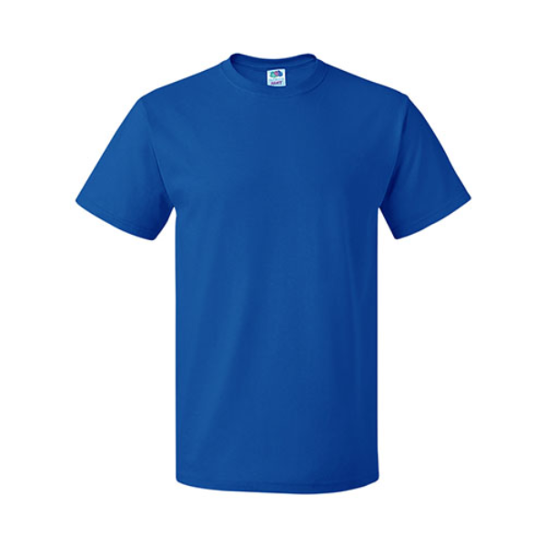 Fruit of the Loom HD Cotton Adult T-Shirt - Colors Blue