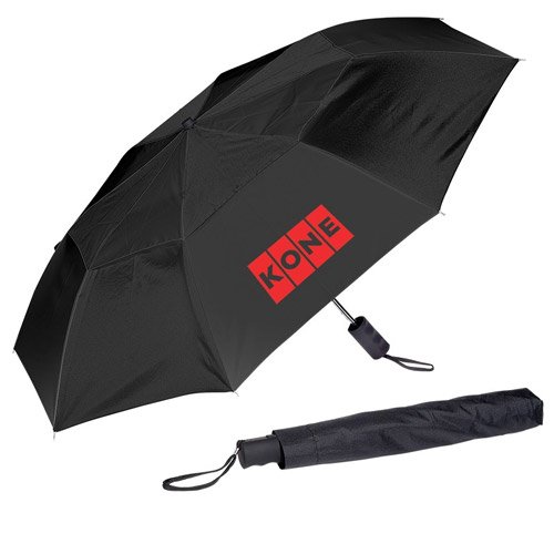 Vented Auto Open Folding Umbrella - 44