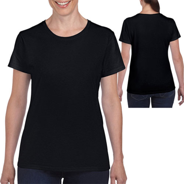 Gildan® Heavy CottonTM Ladies T-Shirt - Colors  Black