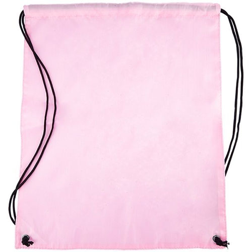 Cinch Up Drawstring Backpack  Pink