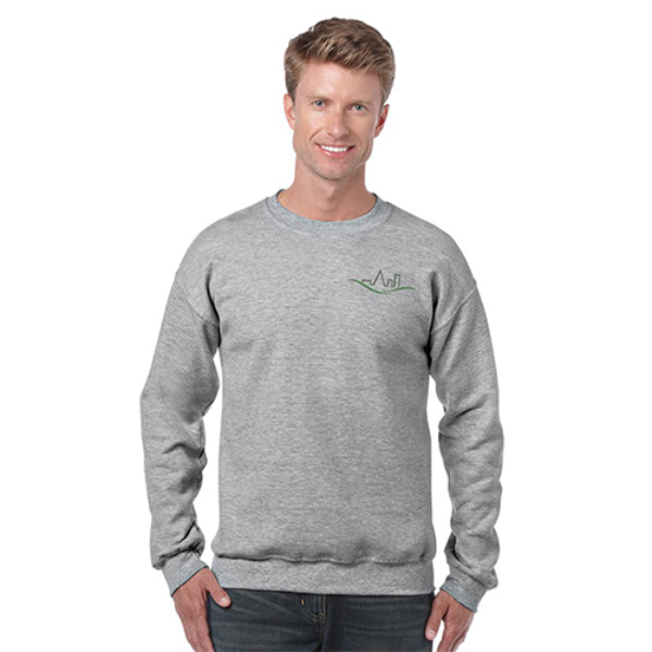 Gildan® Heavy BlendTM Classic Fit Adult Crewneck Sweatshirt Grey