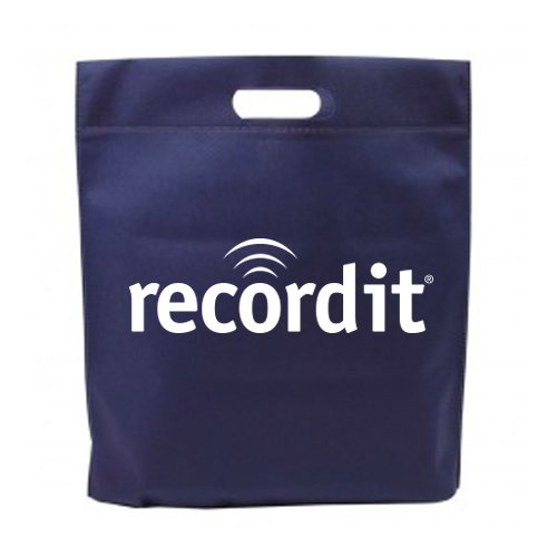 Die Cut Handle Non-Woven Tote Navy