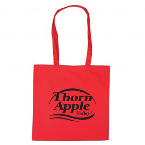 Basic Cotton Tote  Red