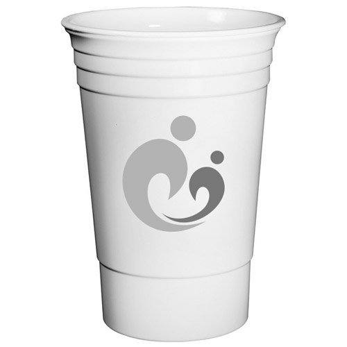 Gameday Tailgate Cup - 16oz. White