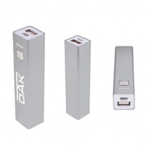 Metal Power Bank Charger  Silver