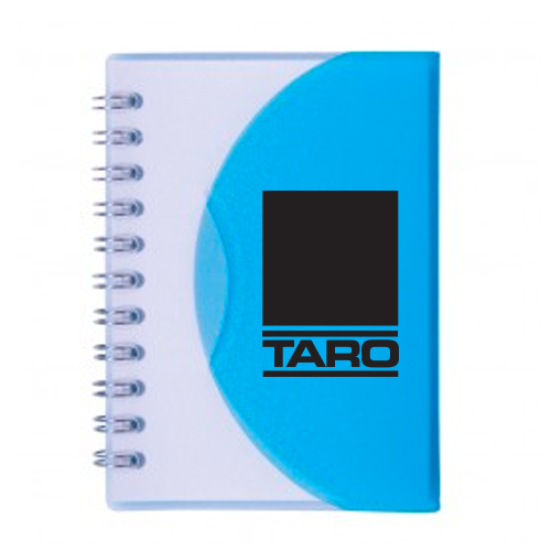 Small Curve Notebook  Translucent Blue