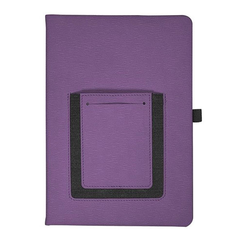 Modena Journal w/Phone Pocket  Purple