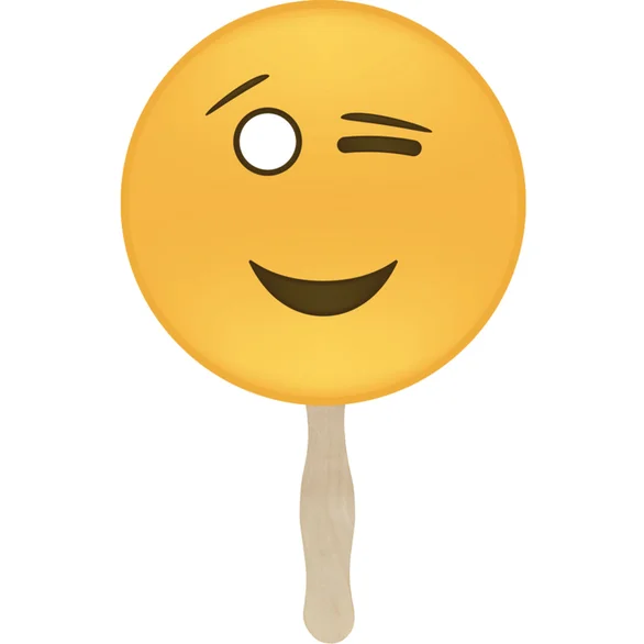 Emoji Hand Fan Wink2