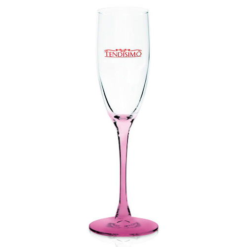 Tall Flute Glasses Pink