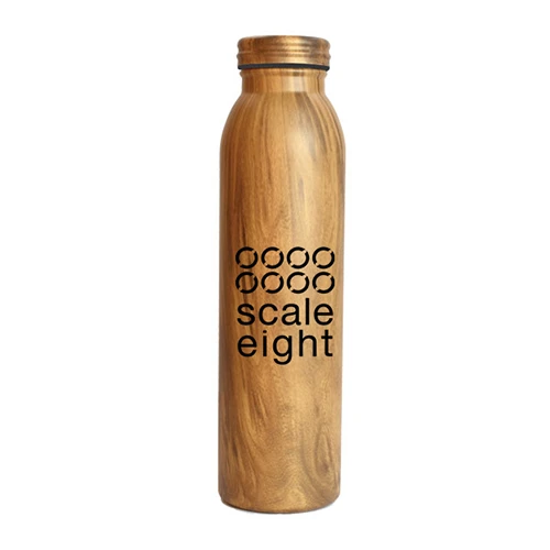 Rustic Insulated Bottle Wood