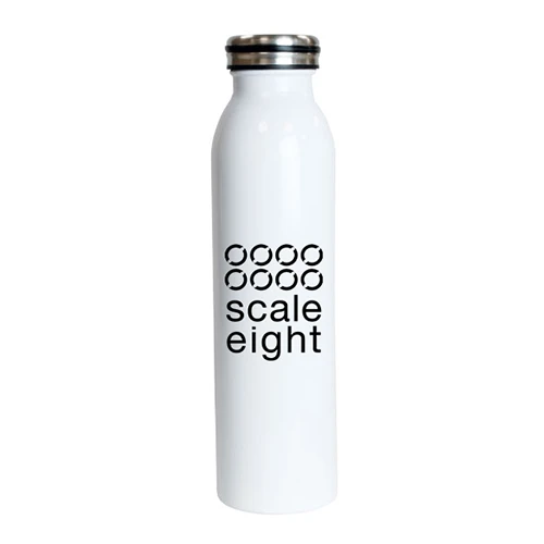 Rustic Insulated Bottle White