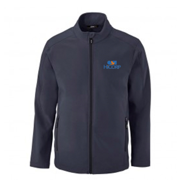 Core 365® Men's Cruise Two-Layer Fleece Shell Jacket  Charcoal