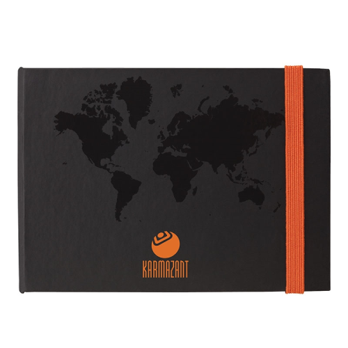Bristol World Design Sticky Notes Book  Orange