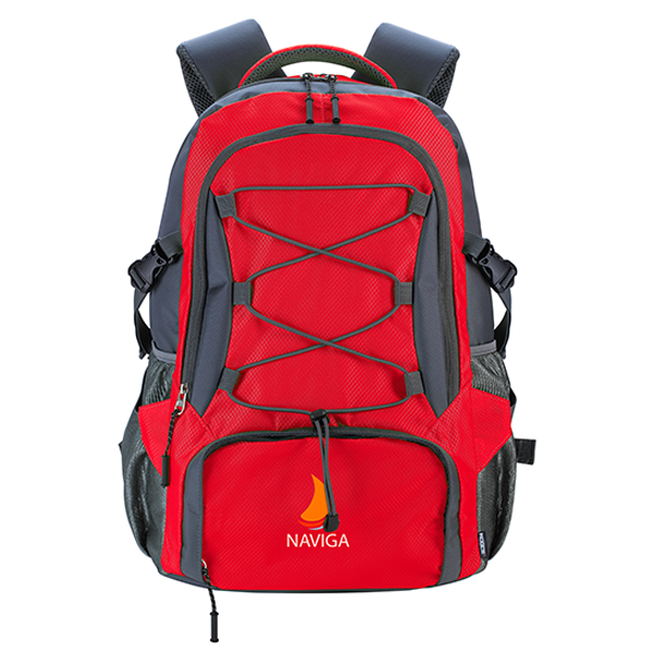 Koozie® Wanderer 25L Custom Backpack Daypack Red