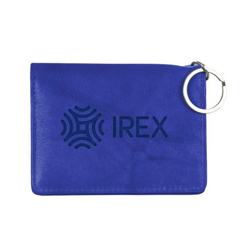 Leather ID Holder Royal