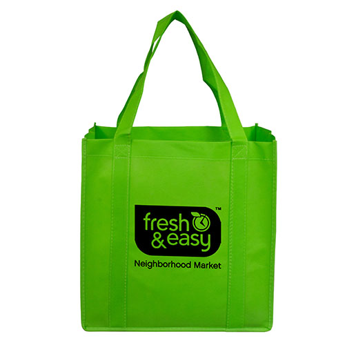 Mega Grocery Shopping Tote Lime Green
