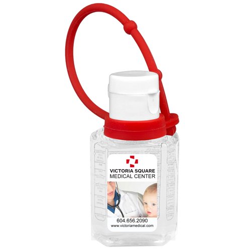 Hand Sanitizer in Squeeze Bottle  Red