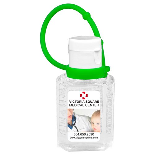 Hand Sanitizer in Squeeze Bottle  Lime Green