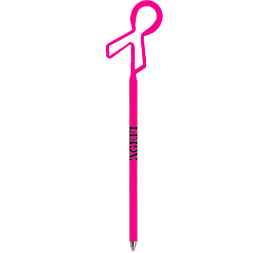 Awareness Ribbon Pen Opaque Pink